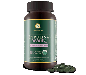 Spirulina Beauty (180 tabletas 100% orgnica) - Click en la imagen para cerrar