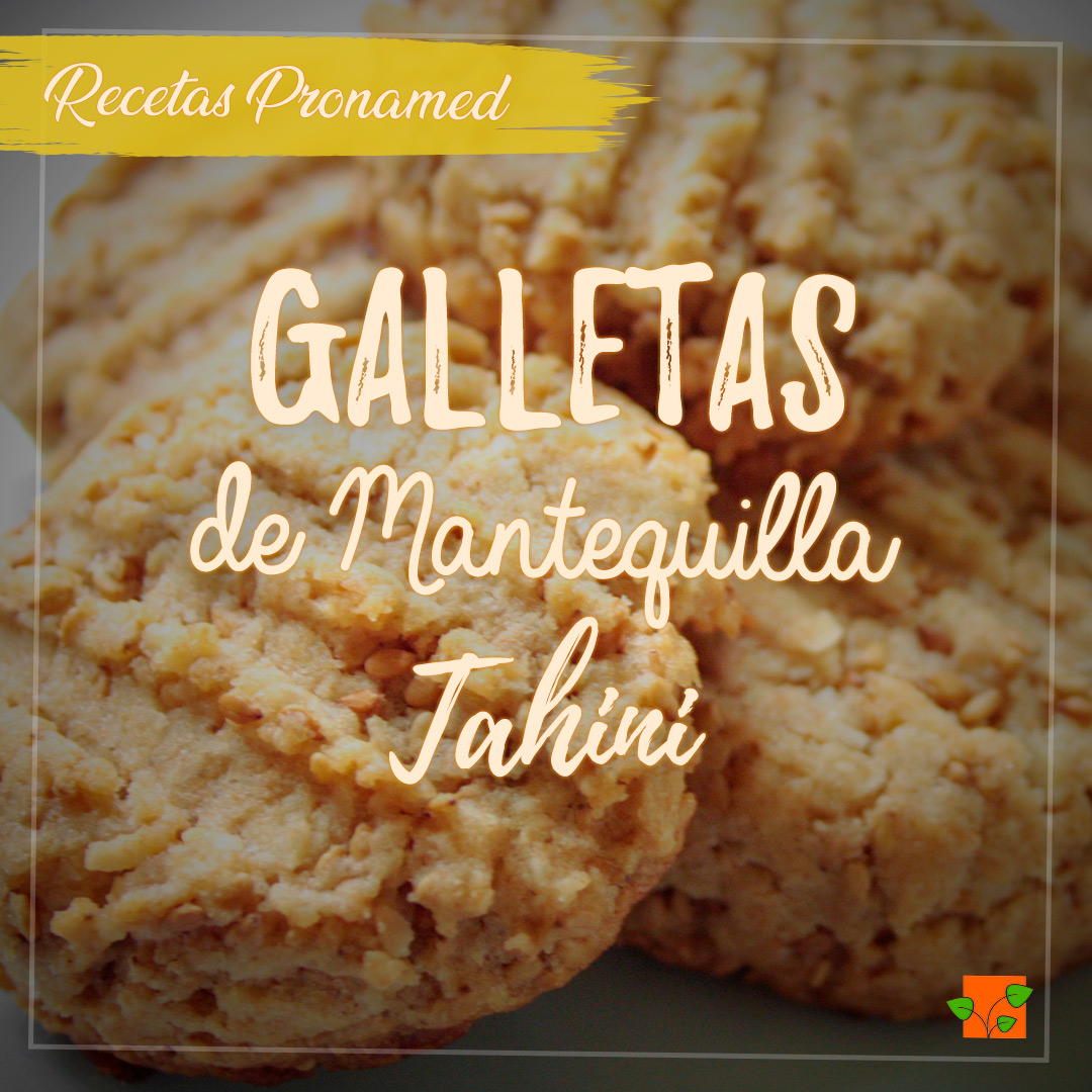 Receta:</br>Galletas de mantequilla tahini
