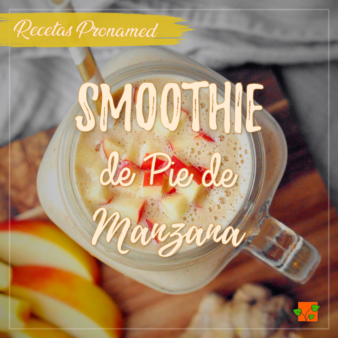 Receta: <br>Smoothie de pie de manzana