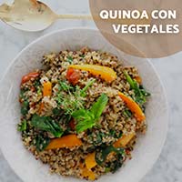 Receta con quinoa: Vegetales