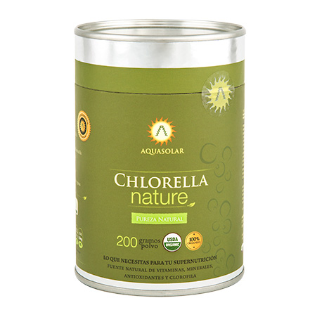 Chlorella Nature en polvo 200 grs orgánica - Click en la imagen para cerrar
