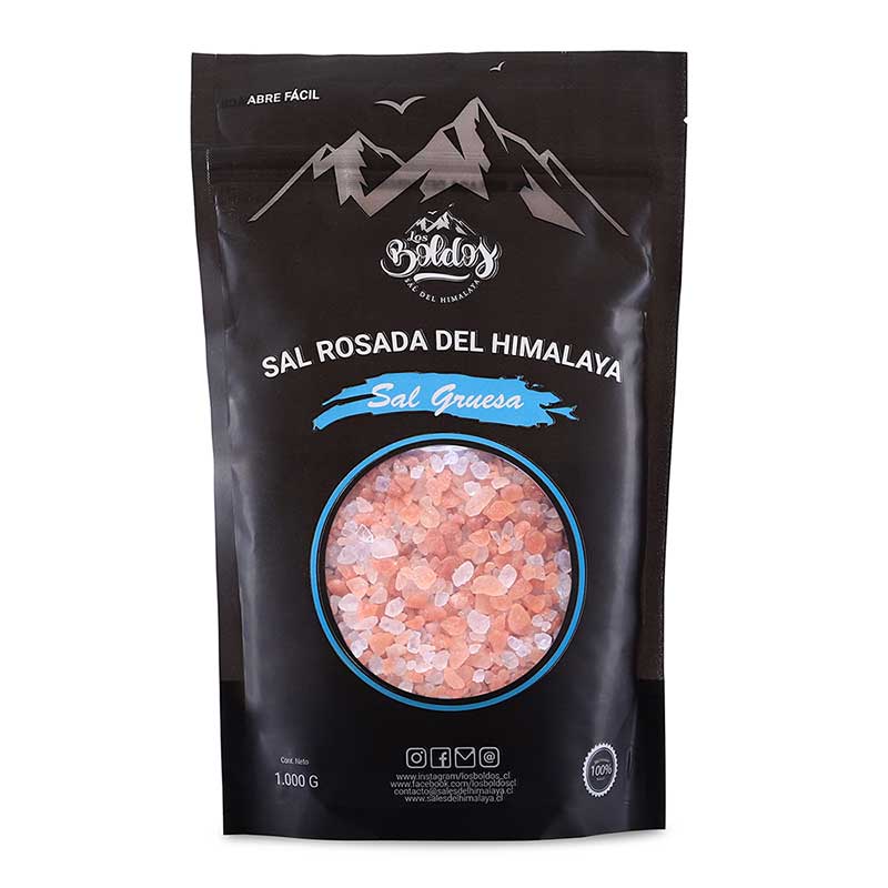 Sal Rosada del Himalaya 1 kilo - Los Boldos - Click en la imagen para cerrar