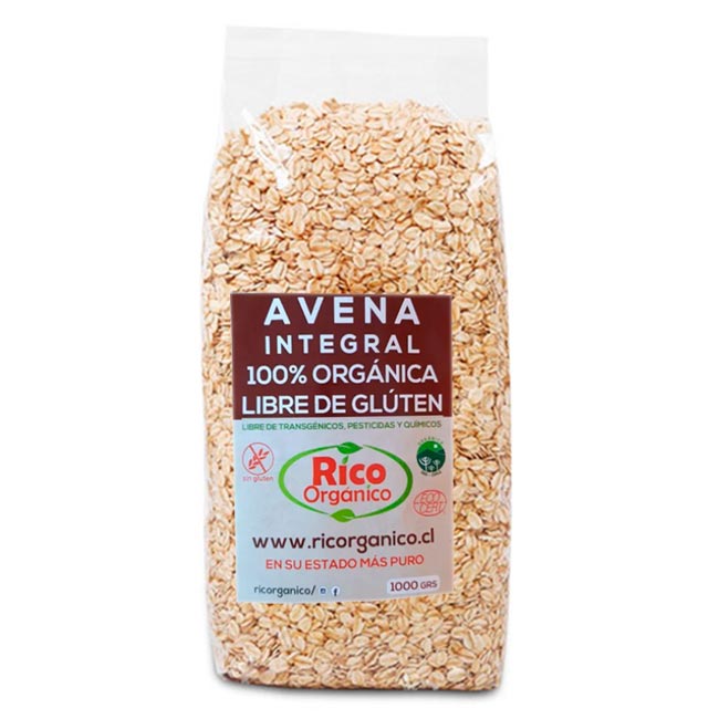 Avena Integral Orgnica Libre de Gluten 1 Kilo - Click en la imagen para cerrar