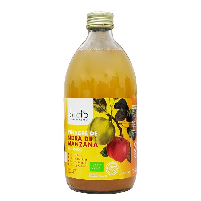 Vinagre de Manzana Orgnico 500 ml - Brota - Click en la imagen para cerrar