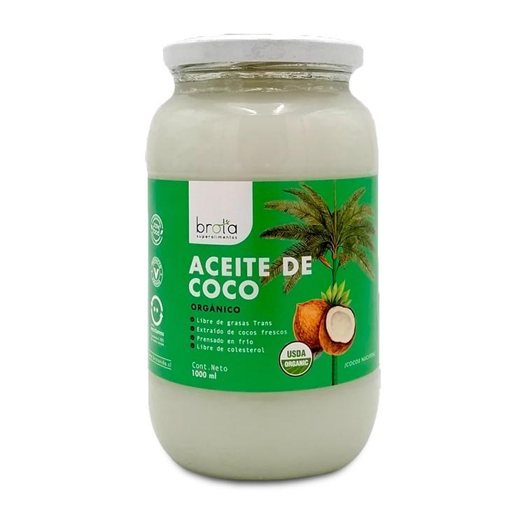 Aceite de coco orgnico 1 litro. Brota - Click en la imagen para cerrar