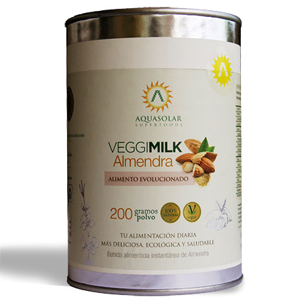 Leche Vegetal de Almendra en Polvo 200 grs - VeggiMilk Almendra - Click en la imagen para cerrar