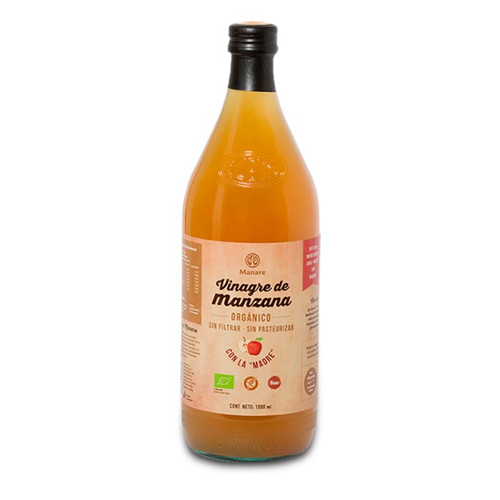 Vinagre de Manzana orgnico 1 litro - Manare - Click en la imagen para cerrar