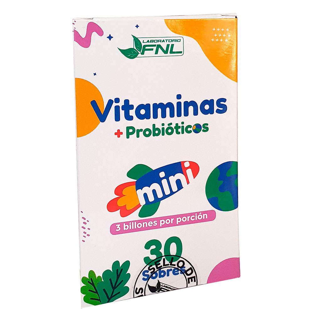 Vitaminas + Probiticos mini.